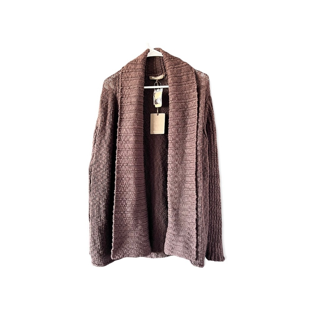 Tommy Bahama Women's Cable Knit Shawl Collar Cardigan - M